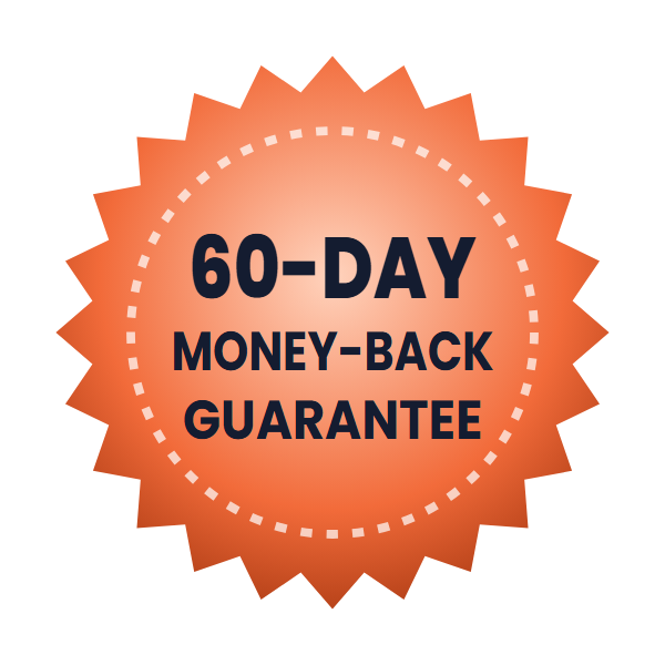Arteris Plus 60-day money-back guarantee seal